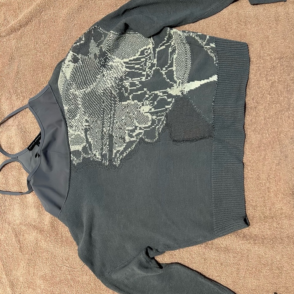 Sarah Pacini Elegant Gray Knitwear